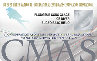 Сертификат CMAS Ice Diving